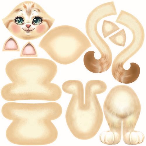 Panno Kraft 3D Duchessa la Gattina Renkalik