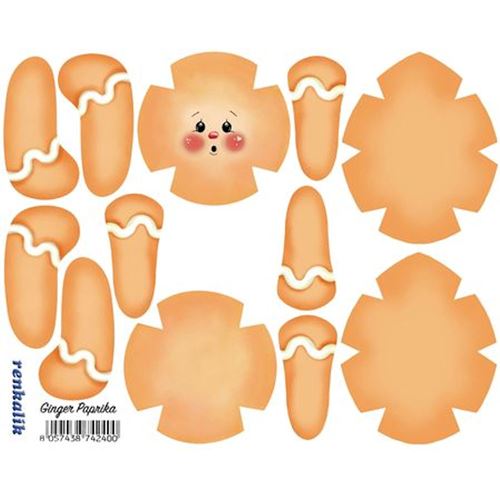 Panno Kraft 3D Mini Ginger Paprika