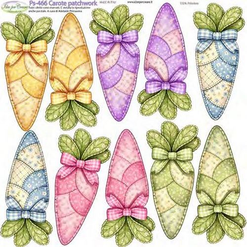 Pannolenci Carote Patchwork
