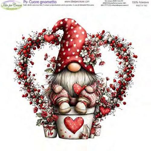 Pannolenci Cuore Gnometto