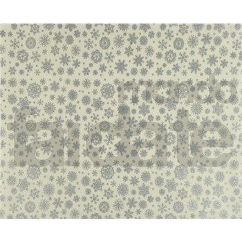 Pannolenci Fiocchi di neve Panna e Argento