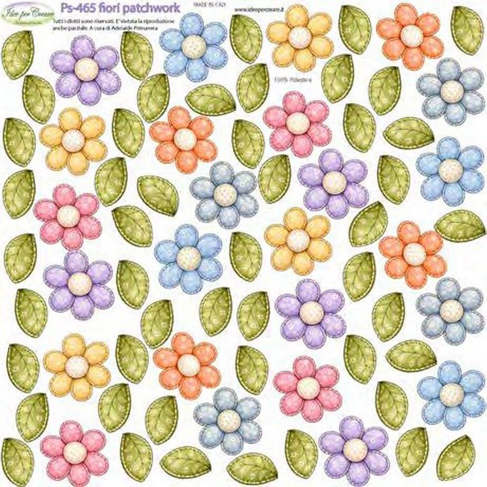 Pannolenci Fiori Patchwork