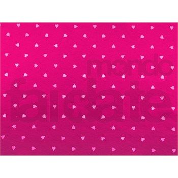 Pannolenci Fucsia con cuori