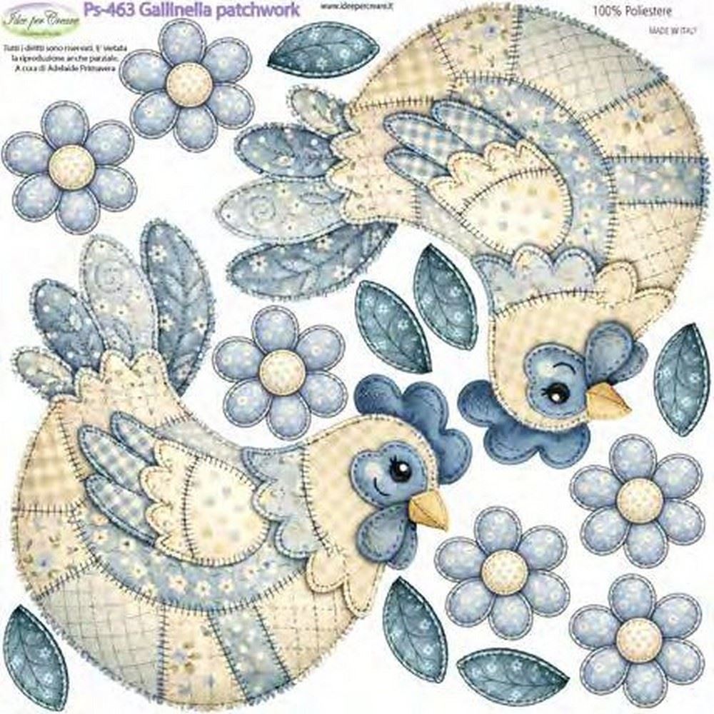 Pannolenci Gallinella Patchwork