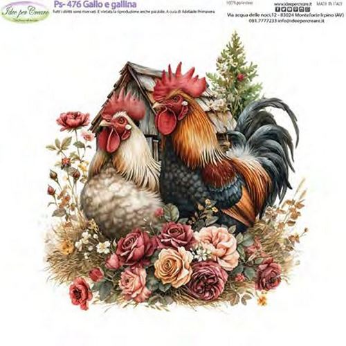 Pannolenci Gallo e Gallina