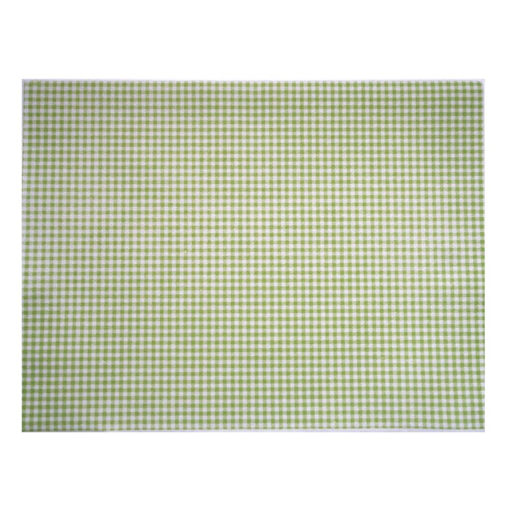 Pannolenci Gingham Scozzese Panna e Verdino