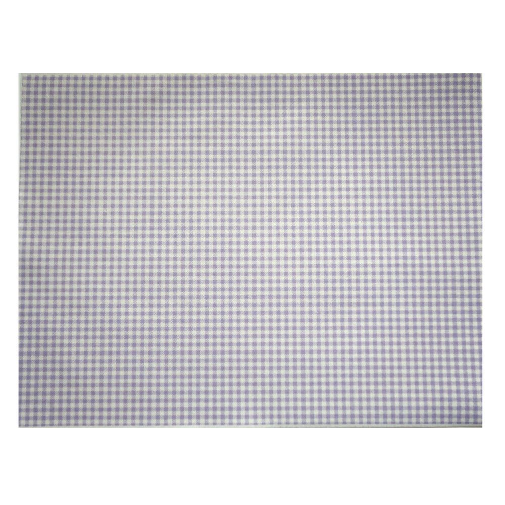 Pannolenci Gingham Scozzese Panna e Viola