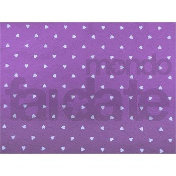 Pannolenci Lilla con cuori