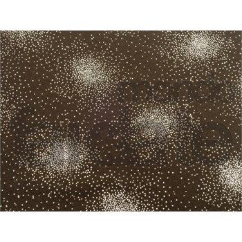 Pannolenci Marrone scuro e glitter grana grossa