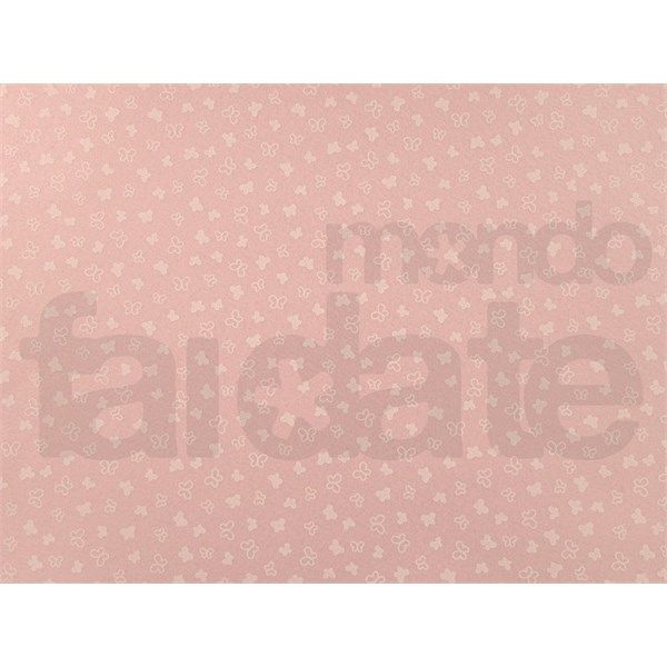 Pannolenci Rosa pastello con Farfalle