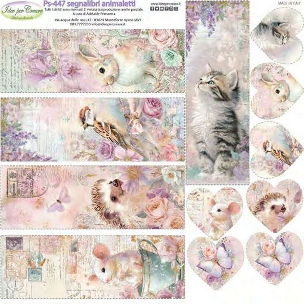 Pannolenci Segnalibri Animaletti