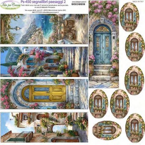 Pannolenci Segnalibri Paesaggi 2