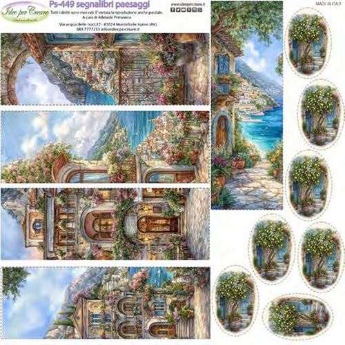 Pannolenci Segnalibri Paesaggi