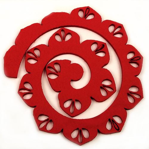 Pannolenci Spiralina Forata Arancio