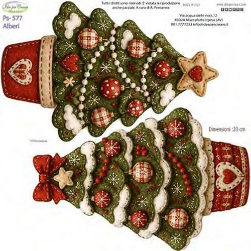 Pannolenci Stampato Alberi