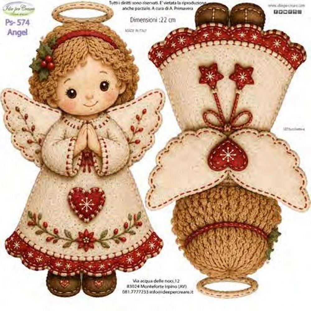 Pannolenci Stampato Angel