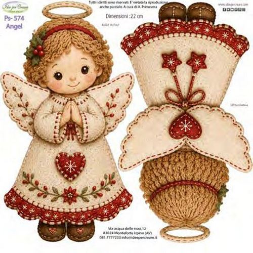 Pannolenci Stampato Angel