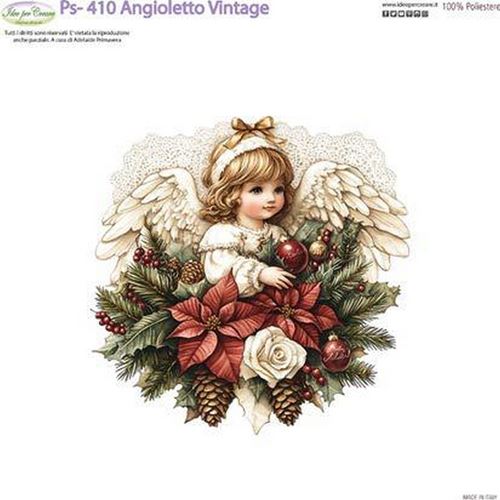 Pannolenci Stampato Angioletto Vintage