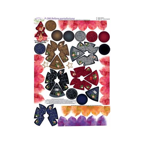 Pannolenci Stampato Befane Portafortuna