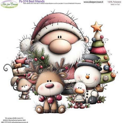 Pannolenci Stampato Best Friends