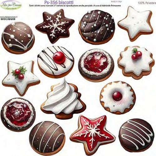 Pannolenci Stampato Biscotti