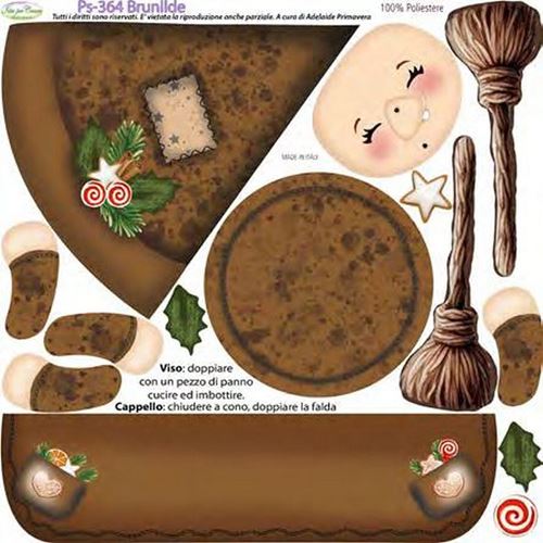 Pannolenci Stampato Brunilde