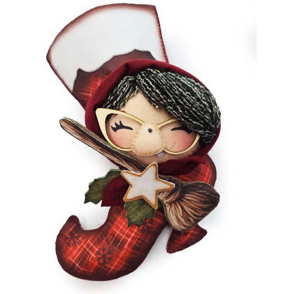 Pannolenci Stampato Calza Befana cm 60