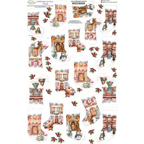 Pannolenci Stampato Calze 15-18 Casette