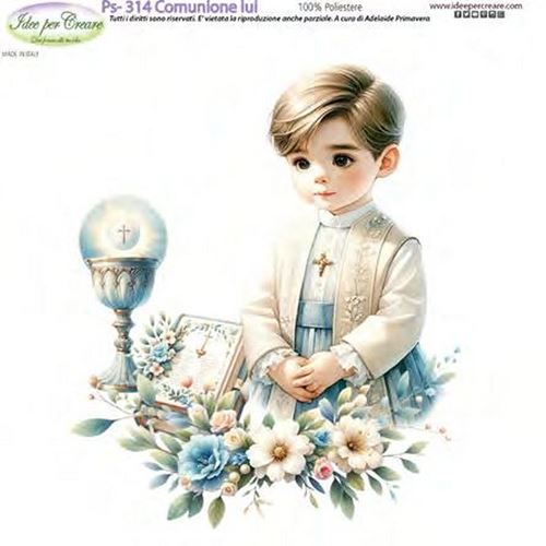 Pannolenci Stampato Comunione Lui