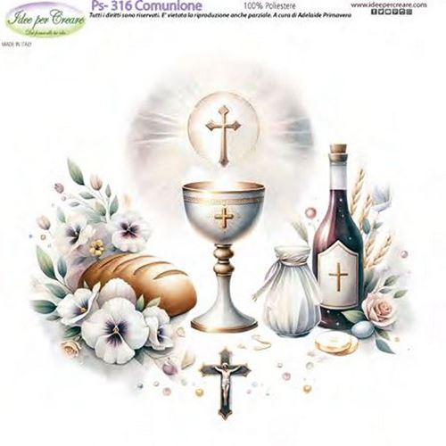 Pannolenci Stampato Comunione