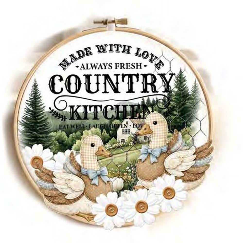 Pannolenci Stampato Country Farm