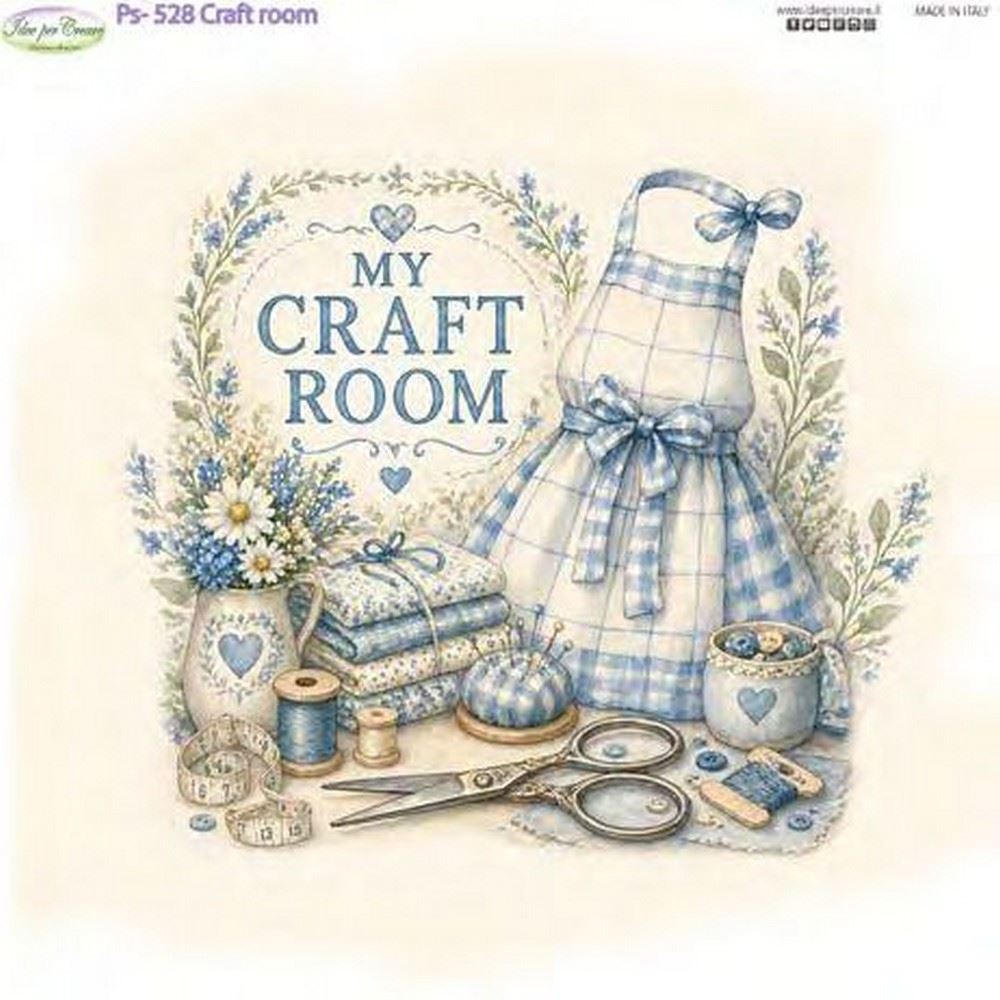 Pannolenci Stampato Craft Room