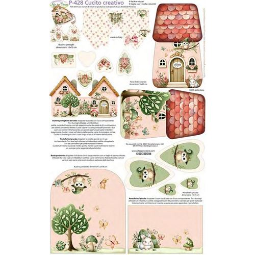 Pannolenci Stampato Cucito Creativo