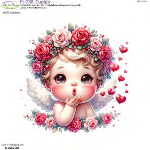 Pannolenci Stampato Cupido