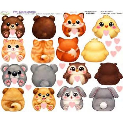 Pannolenci Stampato Dischi orari