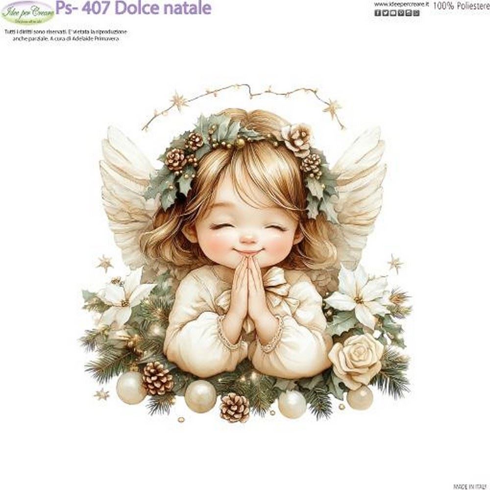 Pannolenci Stampato Dolce Natale