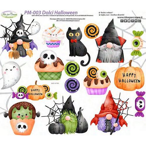 Pannolenci Stampato Dolci Halloween