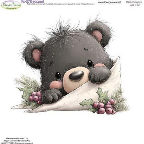 Pannolenci Stampato Eccomi