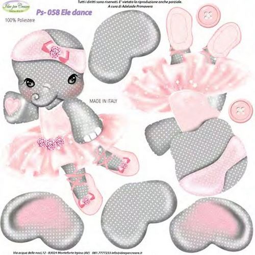 Pannolenci Stampato Ele Dance