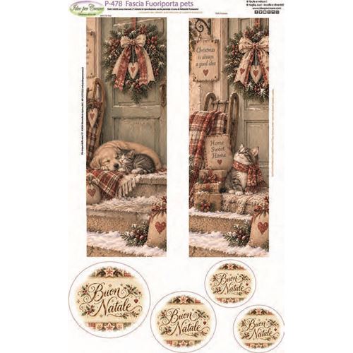 Pannolenci Stampato Fascia Fuoriporta Pets