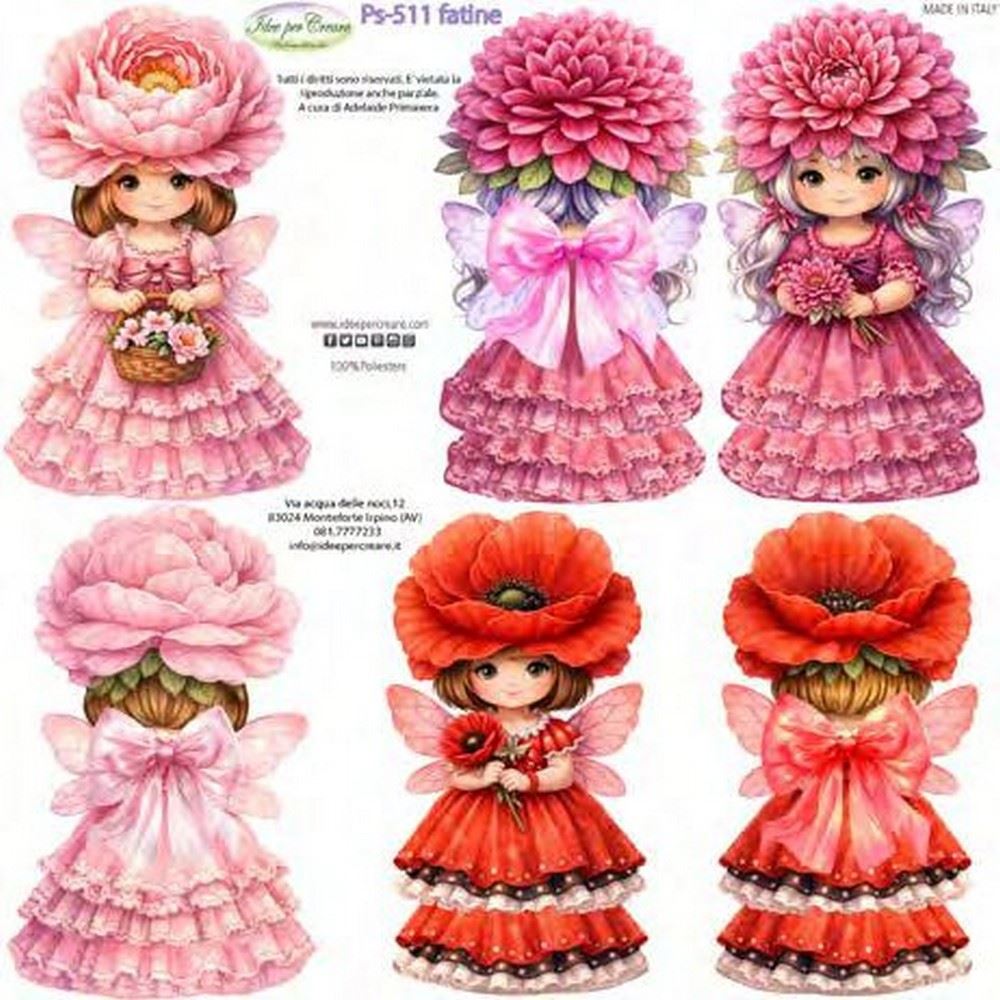 Pannolenci Stampato Fatine