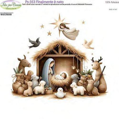 Pannolenci Stampato Finalmente è nato