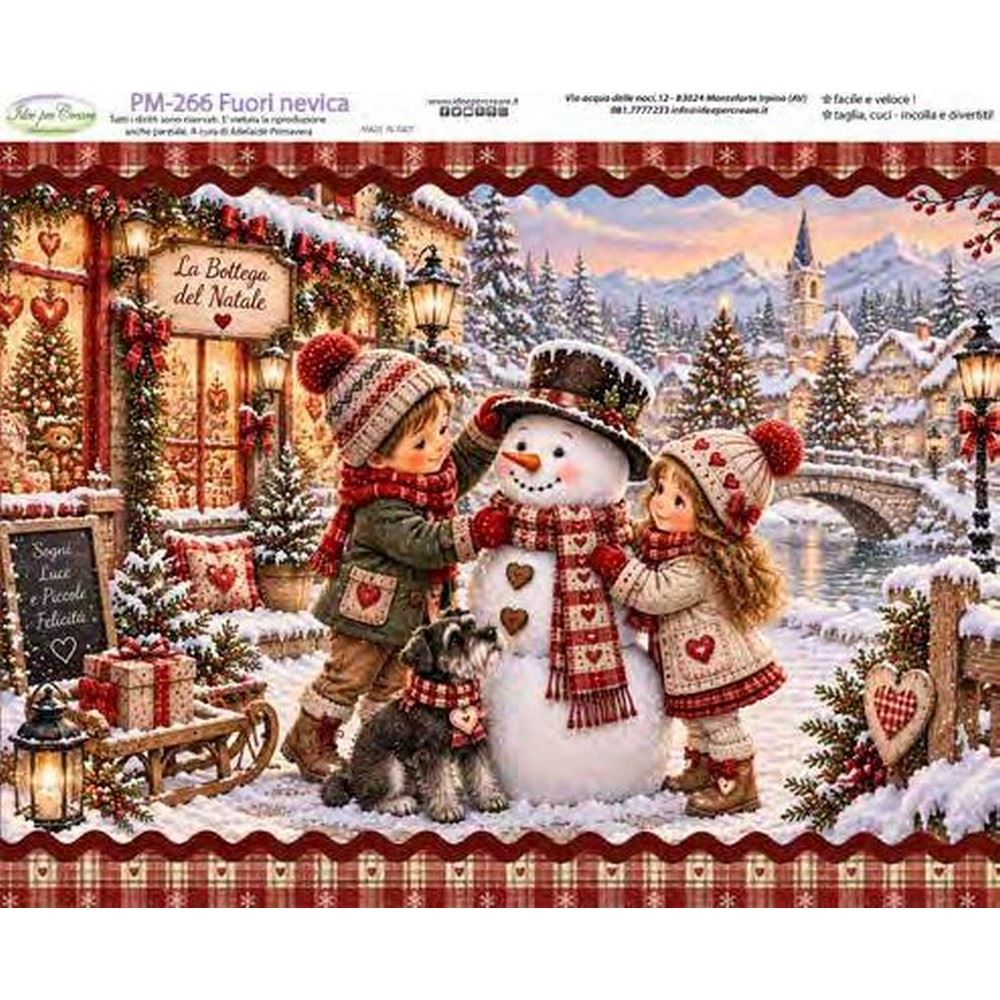 Pannolenci Stampato Fuori nevica