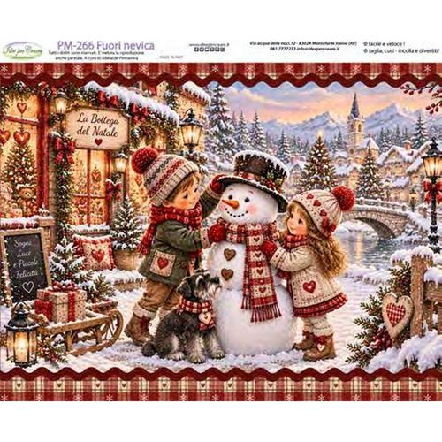 Pannolenci Stampato Fuori nevica