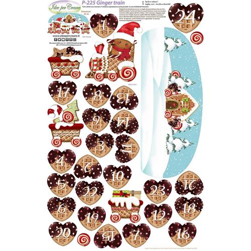 Pannolenci Stampato Ginger Train