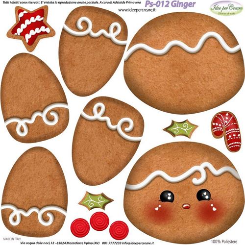 Pannolenci Stampato Ginger