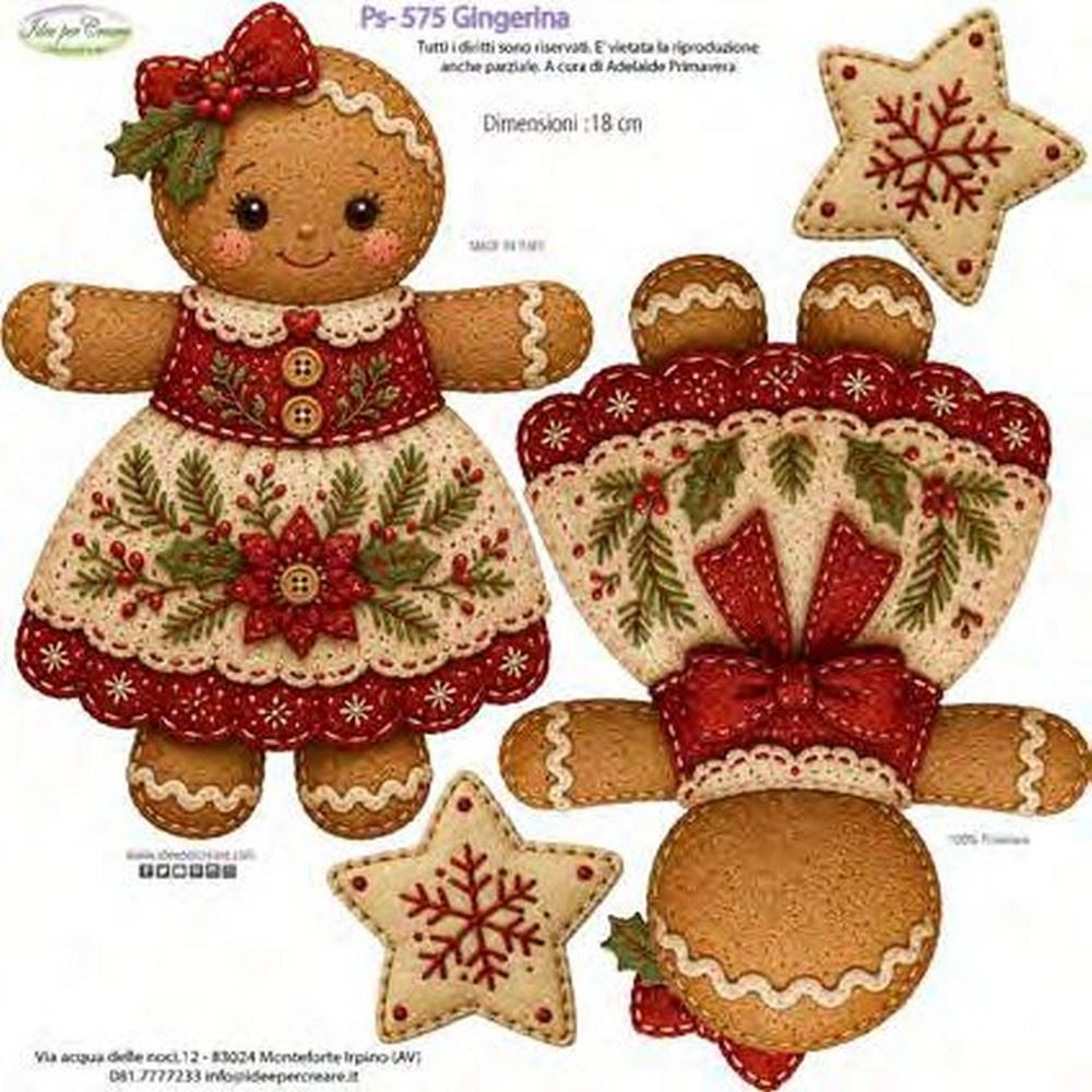 Pannolenci Stampato Gingerina Idee per Creare