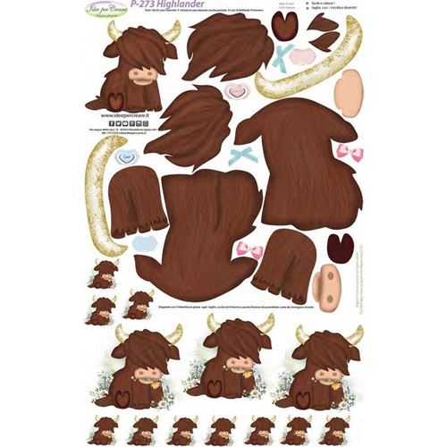 Pannolenci Stampato Highlander