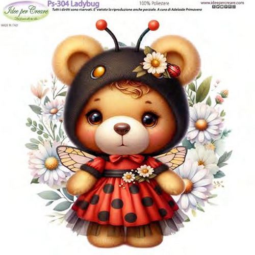 Pannolenci Stampato Ladybug