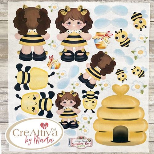 Pannolenci Stampato Le Apette